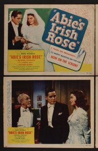 9c059 ABIE'S IRISH ROSE 8 LCs '46 Joanne Dru, Anne Nichols, most riotous, romantic hit!