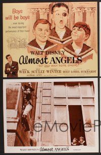 9c040 ALMOST ANGELS 9 LCs '62 Walt Disney, Peter Weck, Vincent Winter, Vienna choirboys!