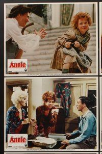 9c068 ANNIE 8 LCs '82 cute Aileen Quinn in the title role, Carol Burnett, Albert Finney!