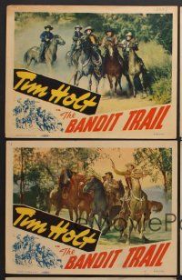 9c513 BANDIT TRAIL 5 LCs '41 Tim Holt on horseback, Lee 