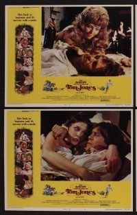 9c079 BAWDY ADVENTURES OF TOM JONES 8 LCs '76 Nicky Henson, sexy Joan Collins, service w/a smile!