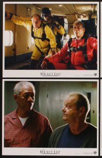 9c090 BUCKET LIST 8 LCs '07 directed by Rob Reiner, smilin' Jack Nicholson & Morgan Freeman!