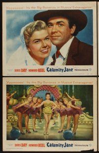 9c433 CALAMITY JANE 7 LCs '53 pretty cowgirl Doris Day in title role w/Howard Keel!