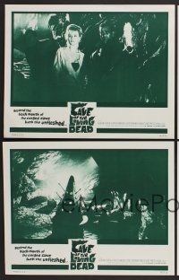 9c575 CAVE OF THE LIVING DEAD 4 LCs '66 vampire horror thriller, sexy Erika Remberg!