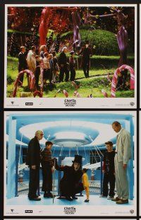 9c025 CHARLIE & THE CHOCOLATE FACTORY 10 LCs '05 Tim Burton directed, Johnny Depp as Willy Wonka!
