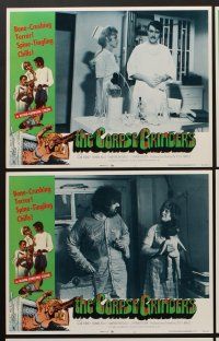 9c106 CORPSE GRINDERS 8 LCs '71 Ted V. Mikels, Sean Kenney, most gruesome horror!