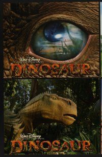 9c042 DINOSAUR 9 LCs '00 Disney, great images of prehistoric world!