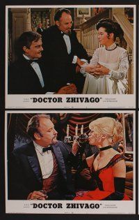 9c125 DOCTOR ZHIVAGO 8 LCs R72 Omar Sharif, Julie Christie, David Lean English epic!