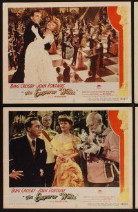 9c438 EMPEROR WALTZ 7 LCs '48 great images of Bing Crosby & Joan Fontaine!