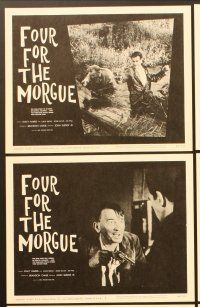 9c152 FOUR FOR THE MORGUE 8 LCs '62 a true story of a series of brutal killings, cool artwork!