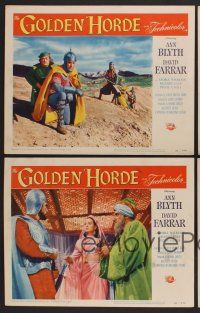 9c485 GOLDEN HORDE 6 LCs '51 David Garrar, Richard Egan & sexy Ann Blyth!