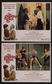 9c162 GOODBYE GIRL 8 LCs '77 great images of Richard Dreyfuss & Marsha Mason, written by Neil Simon
