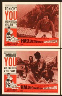 9c170 HALLUCINATION GENERATION 8 LCs '67 Beatniks, Sickniks & Acid-Heads are bizarre, weird & wild!