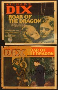9c002 LOT OF 5 'FOUND IN A BARN' ROAR OF THE DRAGON LOBBY CARDS 5 LCs '32 Richard Dix, Gwili Andre!