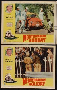 9c687 MEDITERRANEAN HOLIDAY 3 LCs '64 Burl Ives, German, all the excitement your mind ever imagined!