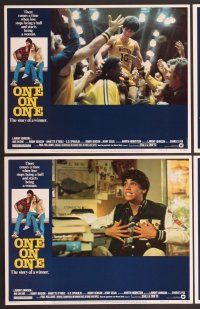 9c268 ONE ON ONE 8 LCs '77 Robby Benson & Annette O'Toole, basketball!