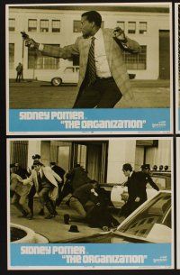 9c271 ORGANIZATION 8 LCs '71 Sidney Poitier in action as Mr. Tibbs, an honest cop with guts!