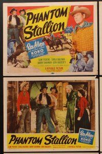 9c282 PHANTOM STALLION 8 LCs '54 Arizona Cowboy Rex Allen, Slim Pickens, western action!