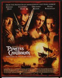 9c017 PIRATES OF THE CARIBBEAN 14 LCs '03 Johnny Depp, Knightley, Curse of the Black Pearl!