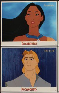 9c014 POCAHONTAS 16 LCs '95 Walt Disney, Mel Gibson, Native American Indians!