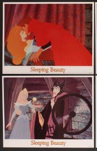 9c334 SLEEPING BEAUTY 8 LCs R86 Walt Disney cartoon fairy tale fantasy classic!
