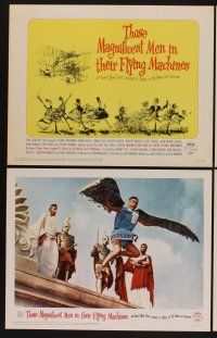 9c367 THOSE MAGNIFICENT MEN IN THEIR FLYING MACHINES 8 LCs '65 Red Skelton, early airplanes!