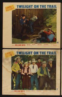 9c463 TWILIGHT ON THE TRAIL 7 LCs '41 William Boyd as Hopalong Cassidy, Andy Clyde!