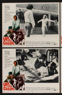 9c388 UP IN THE CELLAR 8 LCs '70 AIP, Wes Stern, Joan Collins, Larry Hagman!