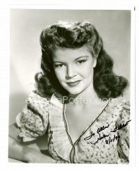 9d092 HELEN TALBOT signed 8x10 REPRO still '90 close smiling portrait of the pretty actress!