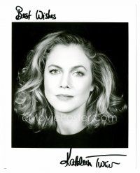 9d099 KATHLEEN TURNER signed 8x10 REPRO still '00s great close portrait of the pretty star!