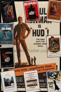 9d005 LOT OF 64 FOLDED ONE-SHEETS lot '54 - '89 Hud, Saturday Night Fever, Flashdance & many more!