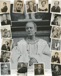 9d020 LOT OF 28 BLACK & WHITE PORTRAIT STILLS lot '50s-60s lots of character actors of those years!