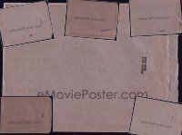 9d021 LOT OF 69 STILL SET PAPER BAGS lot '71 - '79 Rocky, Star Wars, Taxi Driver, Cuckoo's Nest+more