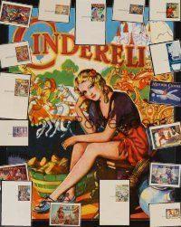 9d025 LOT OF 20 ENGLISH STAGE PLAY HANDBILLS lot '30 Cinderella, Red Riding Hood, Aladdin & more!