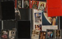 9d036 LOT OF 3 RITA HAYWORTH SCRAPBOOKS lot tons of illustrated articles & color images!