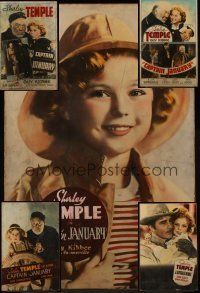 9d049 LOT OF 5 SHIRLEY TEMPLE MELOY BROS 40x60s lot '35 - '36 from Captain January & Littlest Rebel!