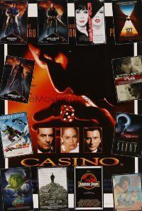 9d065 LOT OF 38 MINI POSTERS lot '93 - '10 Casino, Daredevil, Burlesque, Jurassic Park & more!