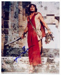 9d089 HARRY HAMLIN signed color 8x10 REPRO still '00s in costume as Perseus in Clash of the Titans!