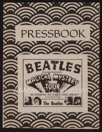 9d350 MAGICAL MYSTERY TOUR pressbook '76 John Lennon, Paul McCartney, George Harrison, Ringo Starr