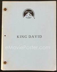 9d256 KING DAVID second draft script March 26, 1982, screenplay by Andrew Birkin