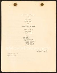 9d273 THAT TOUCH OF MINK continuity & dialogue script March 1962, screenplay by Shapiro & Monaster!