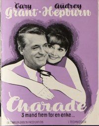 9d179 CHARADE Danish program '64 different images of Cary Grant & sexy Audrey Hepburn!