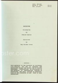 9d230 BEETHOVEN revised draft script March 5, 1991, screenplay by John Hughes & Amy Holden Jones!