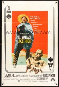 9e034 ACE HIGH 1sh '69 i Quattro dell'Ave Maria, Eli Wallach, Terence Hill, spaghetti western!