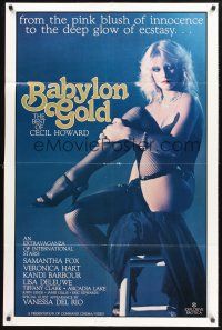 9e098 BABYLON GOLD 1sh '83 sexy Samantha Fox, Veronica Hart, Vanessa del Rio!