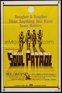 9e172 BLACK TRASH 1sh R81 Soul Patrol, Rougher & Tougher than anything you have seen before!
