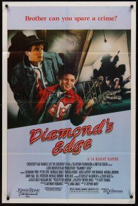 9e329 DIAMOND'S EDGE 1sh '90 Stephen Bayly directed 14 karat kaper, Colin Dale, Saeed Jaffrey!