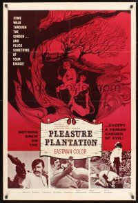 9e712 PLEASURE PLANTATION 1sh '70 Jerry Denby directed, pluck something of your choice!