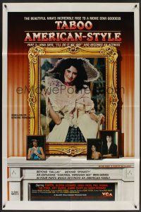 9e868 TABOO AMERICAN STYLE 3 NINA SAYS I'LL DO IT MY WAY video/theatrical 1sh '85 sexy Raven!