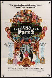 9e886 THAT'S ENTERTAINMENT PART 2 style C 1sh '75 Fred Astaire, Gene Kelly & MGM greats by Peak!